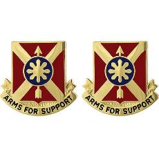 163rd Field Artillery Regiment Unit Crest (Arms For Support)